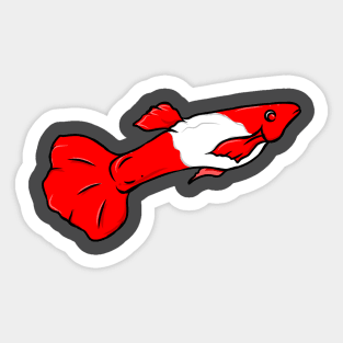 Guppies loevrs Sticker